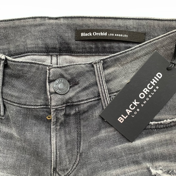 Black Orchid India Bootcut Dark Wash Jeans - Picture 7 of 8